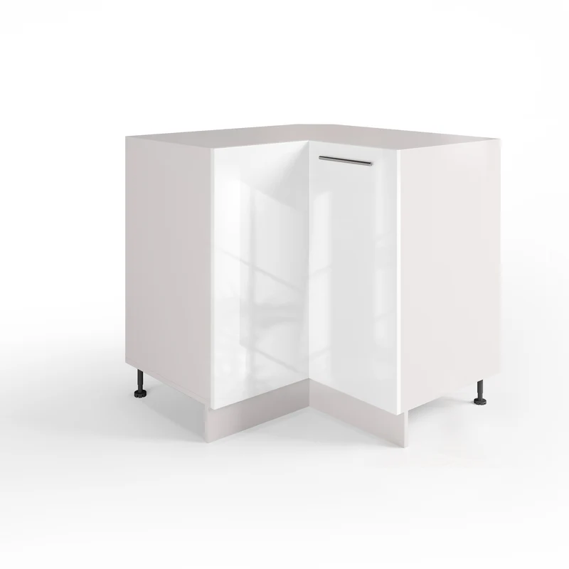 Meuble de Cuisine Angle Bas, 90x90 cm, 2 Portes