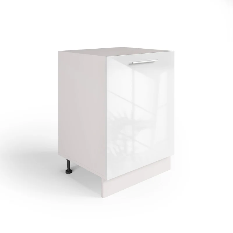 Meuble de Cuisine Bas, Sous évier 60 cm, 1 Porte