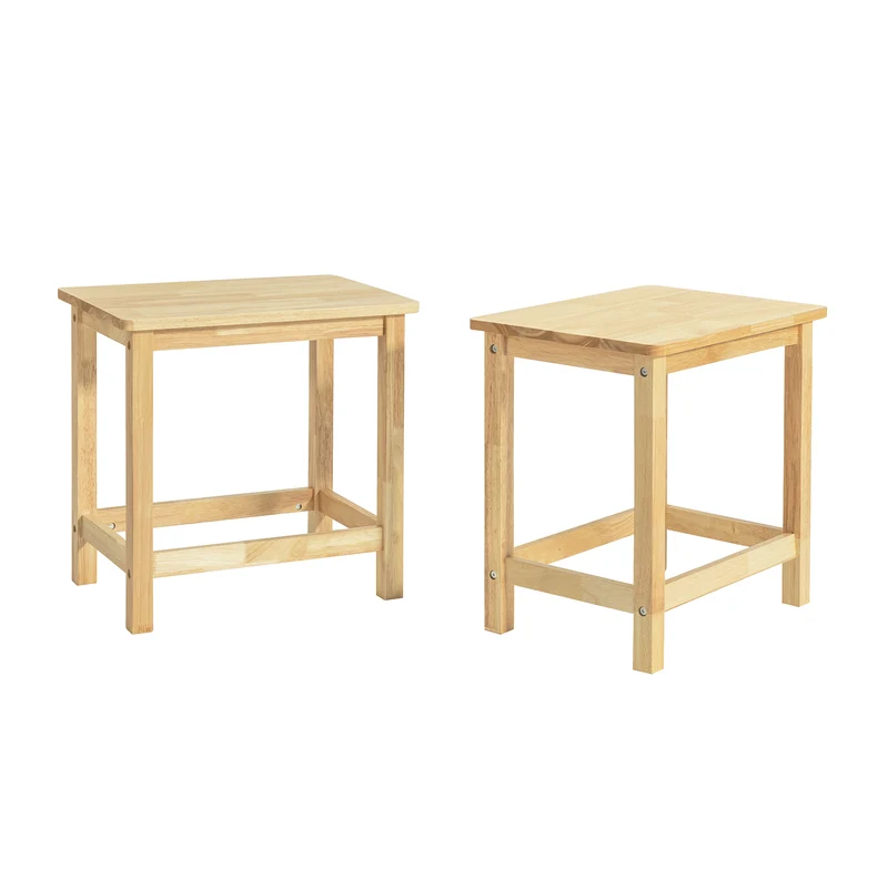 SoBuy FST91-Nx2 Lot de 2 chaises de Salle à Manger, Cuisine en Bois d'hévéa