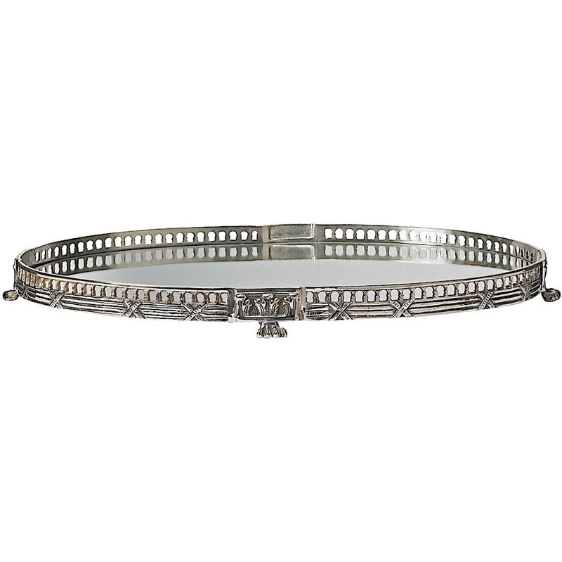 Louis Surtout de table en laiton argenté Petit Modèle