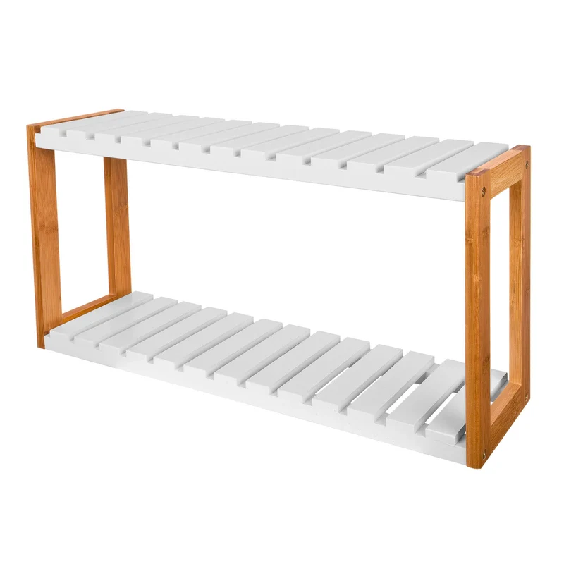 SoBuy FRG27-WN Etagère Murale Salle de Bain Toilettes Cuisine