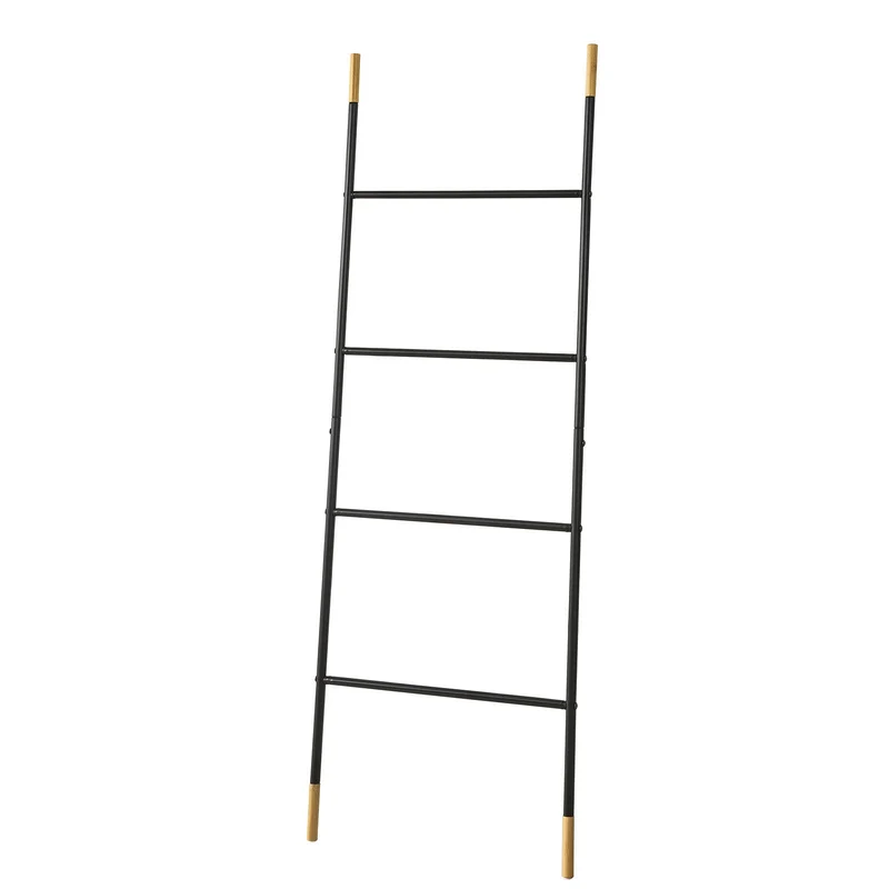 SoBuy FRG264-Sch Échelle Porte-Serviettes à Poser Support pour Serviettes