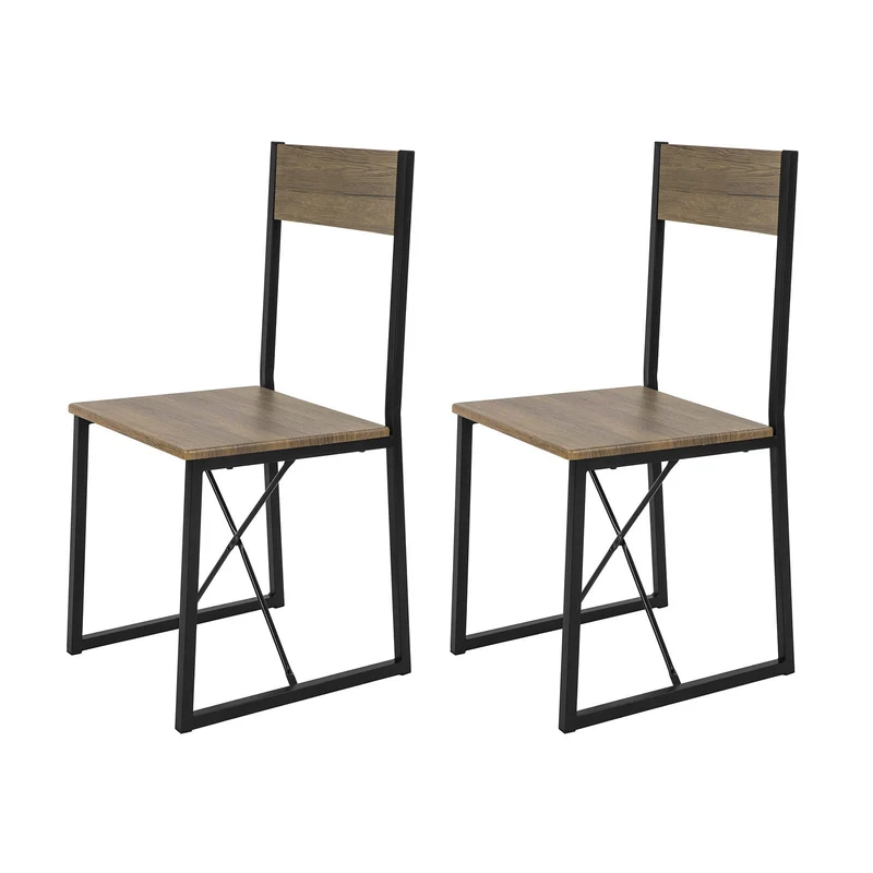 SoBuy FST67x2 Lot de 2 Chaises Cuisine chaises Salle à Manger avec Dossier