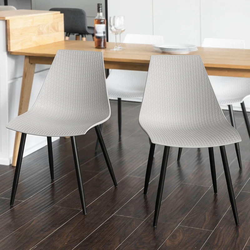 SoBuy FST60-HGx2 Lot de 2 chaises de Salle à Manger Cuisine Salle à Manger