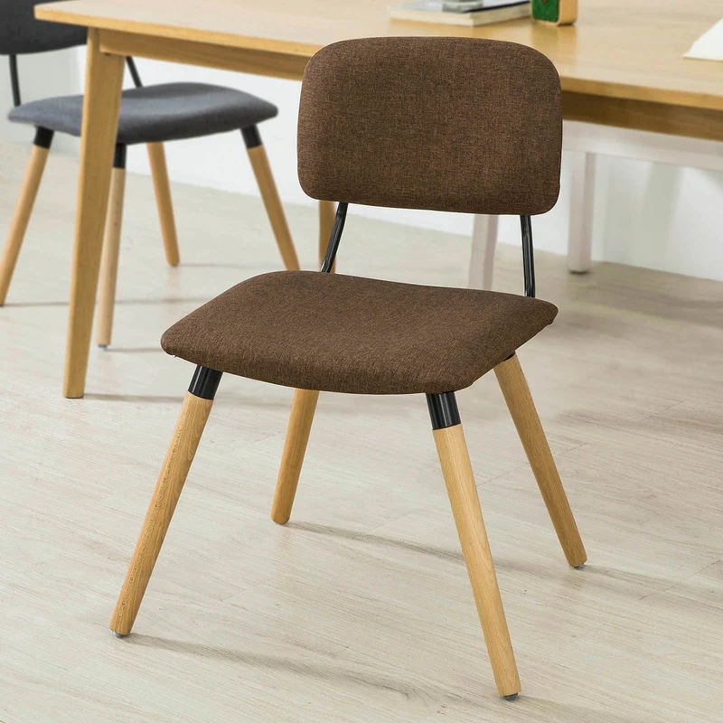 SoBuy FST54-BR Cuisine Chaise de Bureau à Manger avec Dossier de Siège Rembourré
