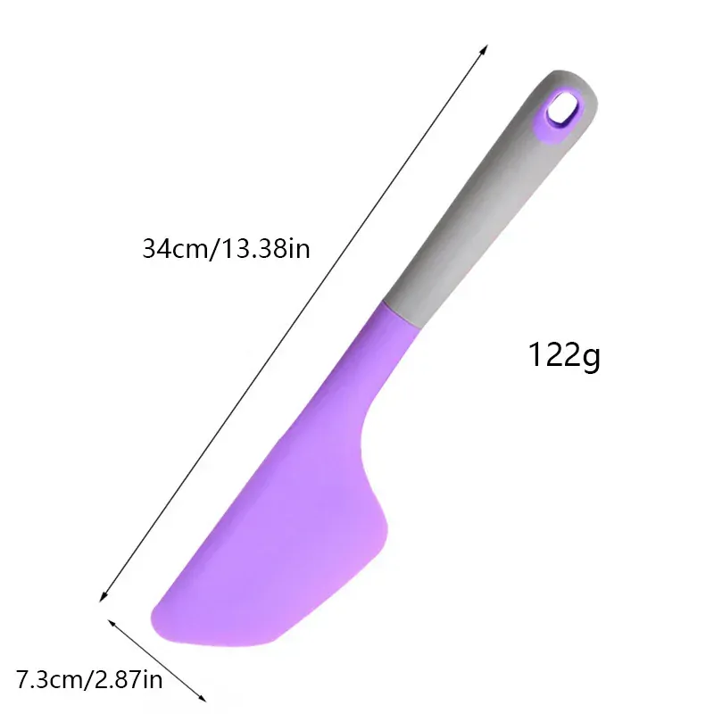 Spatule Silicone 34cm Résistante à la Chaleur pour Pâtisserie