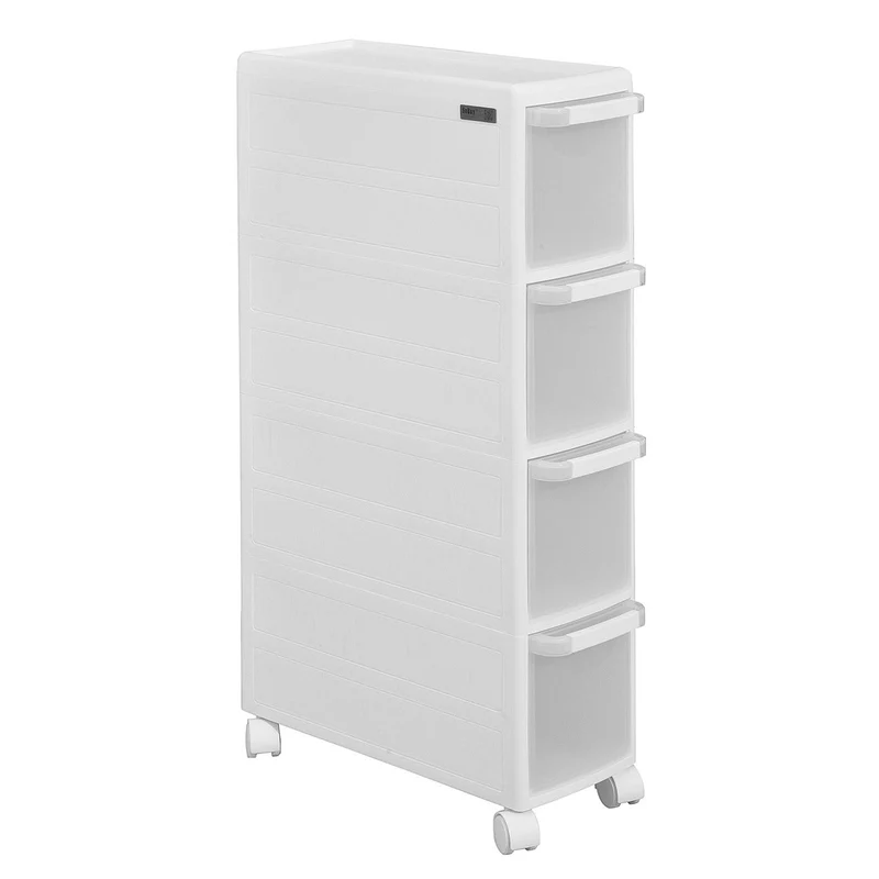 SoBuy FRG41-W Tour de rangement Chariot pour rangement cuisine salle de bain