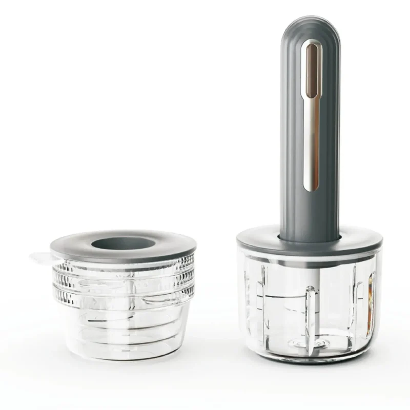 Hachoir Électrique Sans Fil 30 W USB — 1 Grand Bol 400 ml + 3 Petits Bols 200 ml