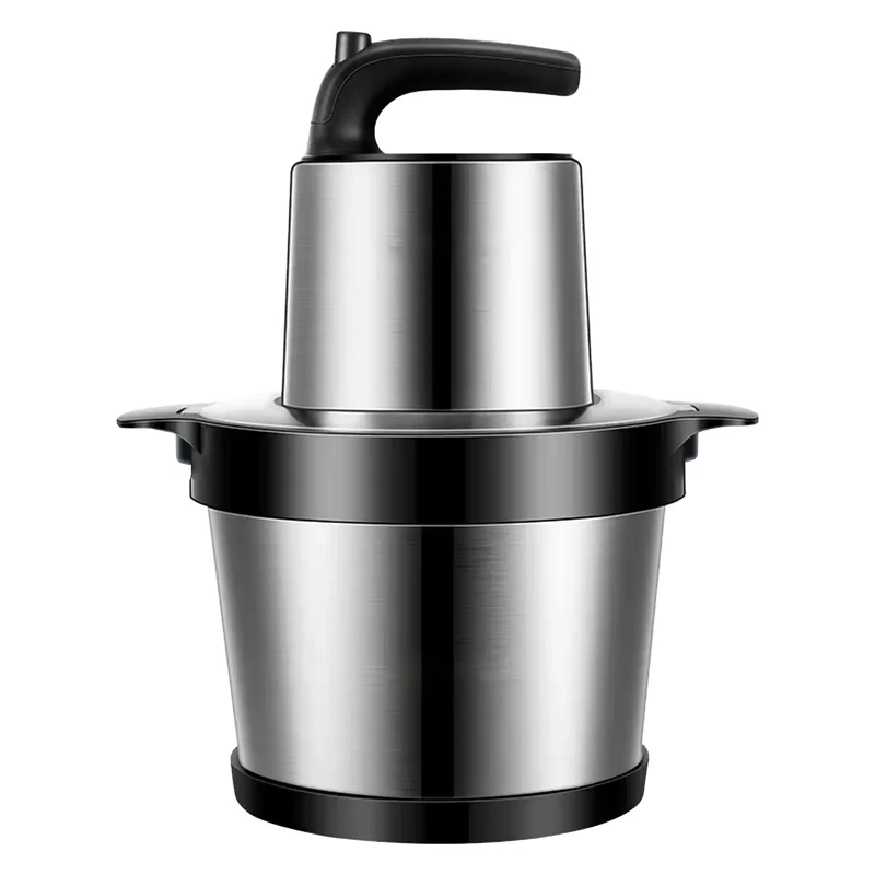 Hachoir Électrique 8L Inox 304 — 4500 W, 2 Vitesses, Double Lame en S