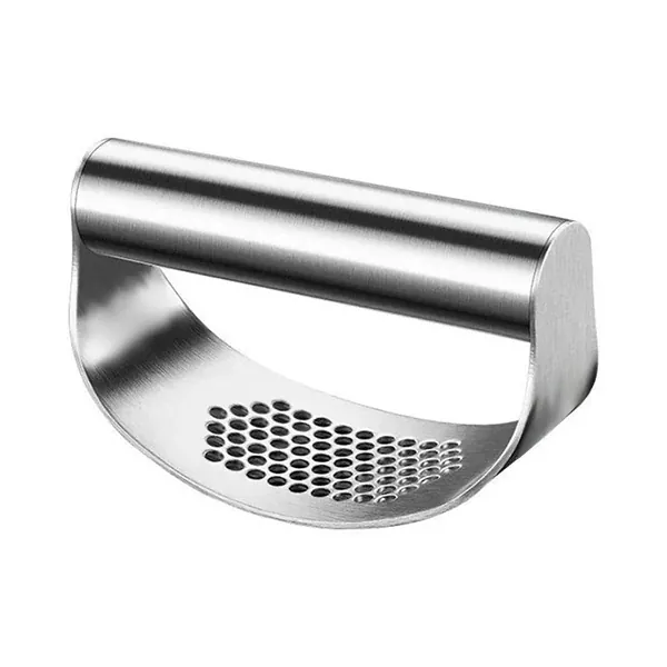 Presse-Ail Inox Manuel avec Éplucheur | Outil de Cuisine Pratique