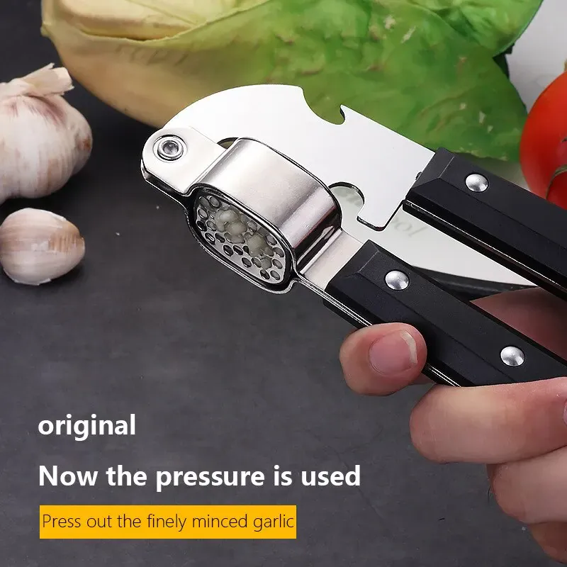 Presse-Ail Inox Manuel avec Poignées Antidérapantes | 1 Pièce