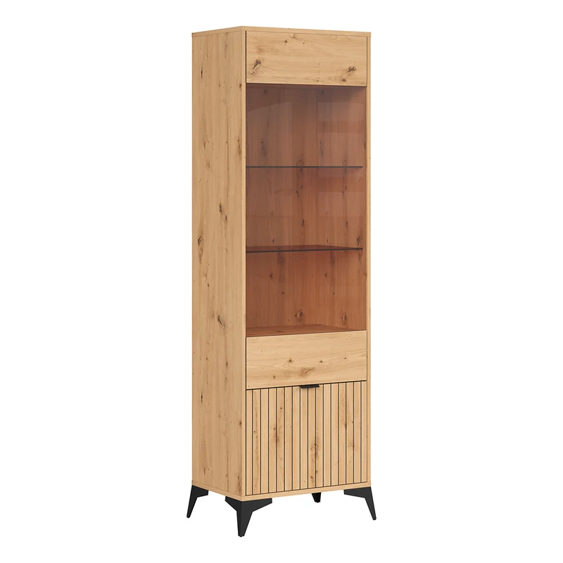 Vitrine 2 portes Mao Bois