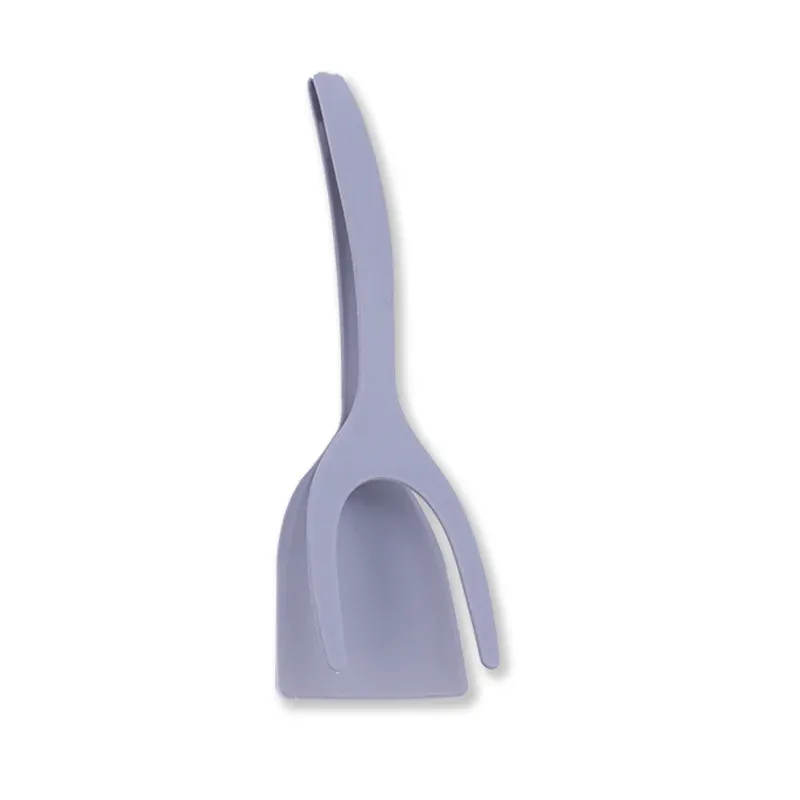 Spatule Silicone 2 en 1 Antidérappante pour œufs et crêpes