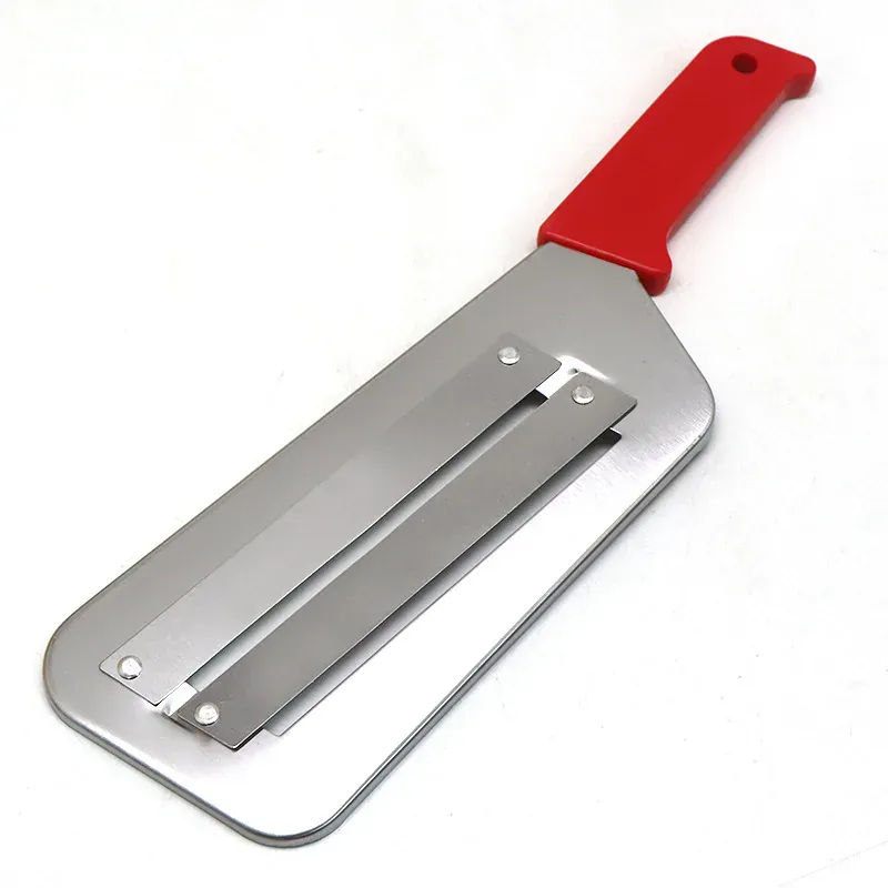 Coupe-légumes Inox Multifonction | Slicer Lame Plate Acier 2 pièces