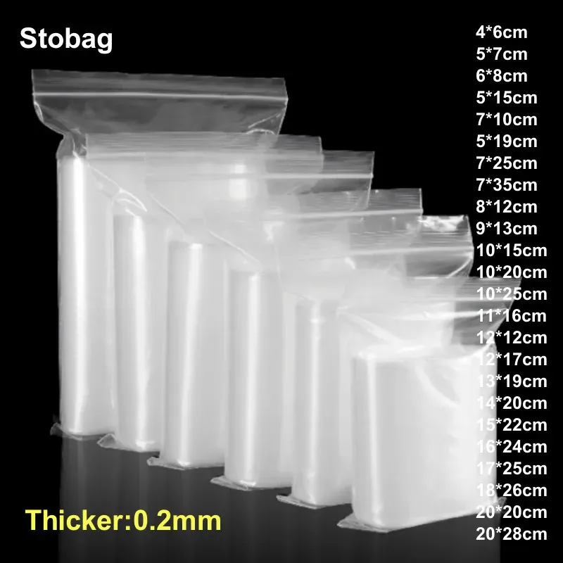 Sachets Zip Transparent Réutilisables Hermétiques