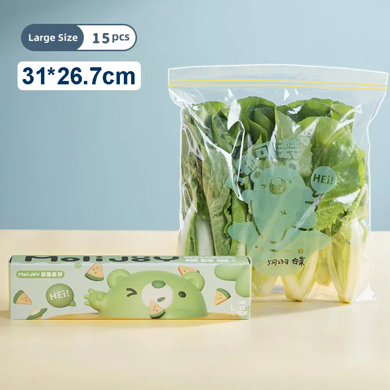 Sachets Zip Alimentaires Hermétiques Réutilisables - Lot de 15 à 30