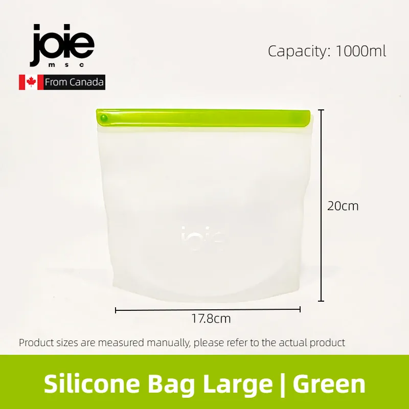 Sachets Silicone Réutilisables Hermétiques - Lot de 2 Pièces