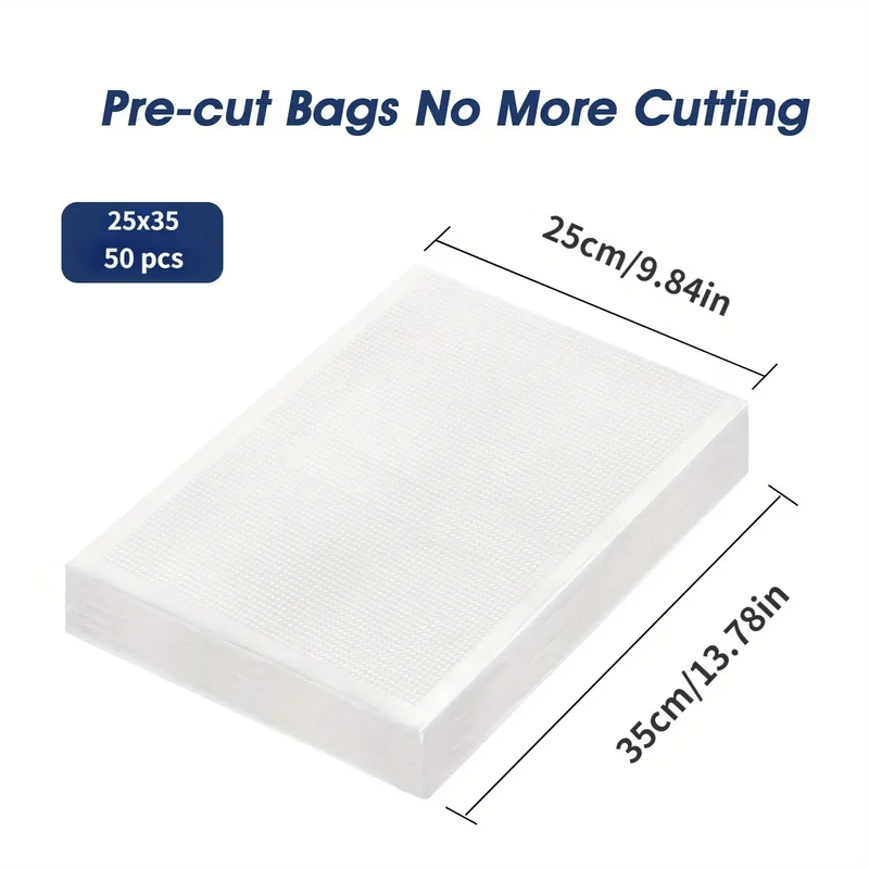 Sacs Sous Vide Réutilisables Hermétiques - Lot de 50 Pièces