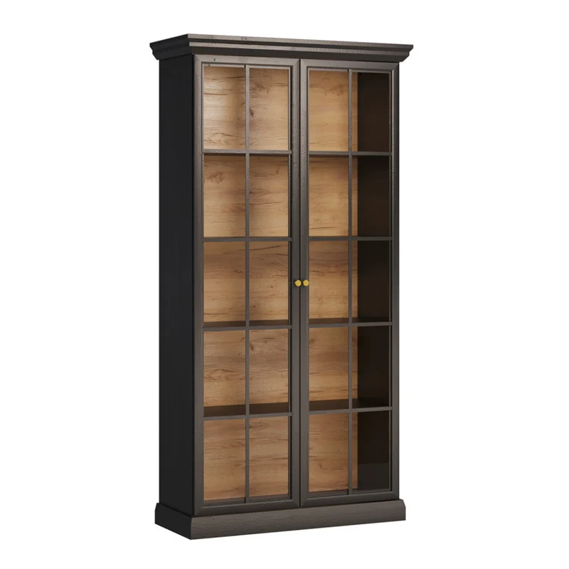 Vaisselier 2 portes Toja Bois anthracite