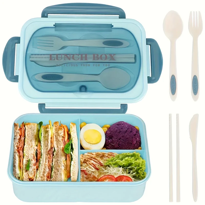 Bento Box Isotherme 2 Compartiments - Contenant Scellé Portable