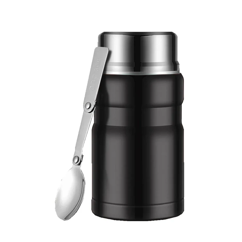 Thermos Alimentaire Inox 750ml | Conteneur Soupe avec Cuillère