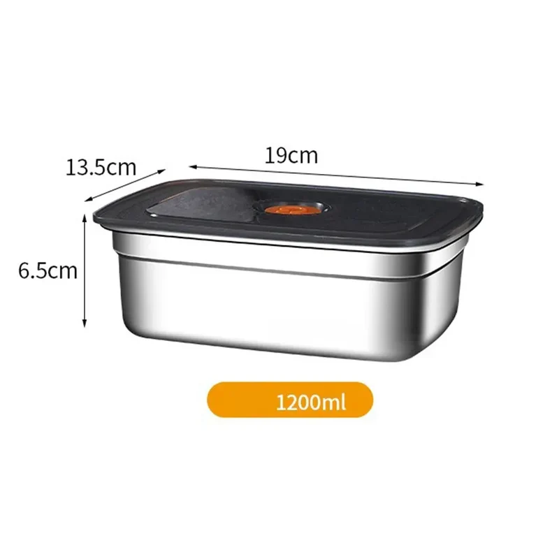 Lunch Box Inox 600 à 3200 ml avec Couvercle Hermétique