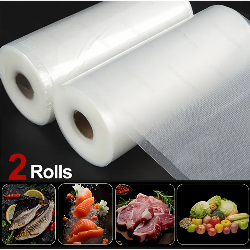Sacs Sous Vide - 2 Rouleaux Hermétiques BPA Free pour Aliments