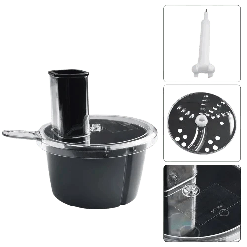 Kit Découpe et Râpe pour Thermomix TM5 TM6 – Conteneur avec Disque Inox