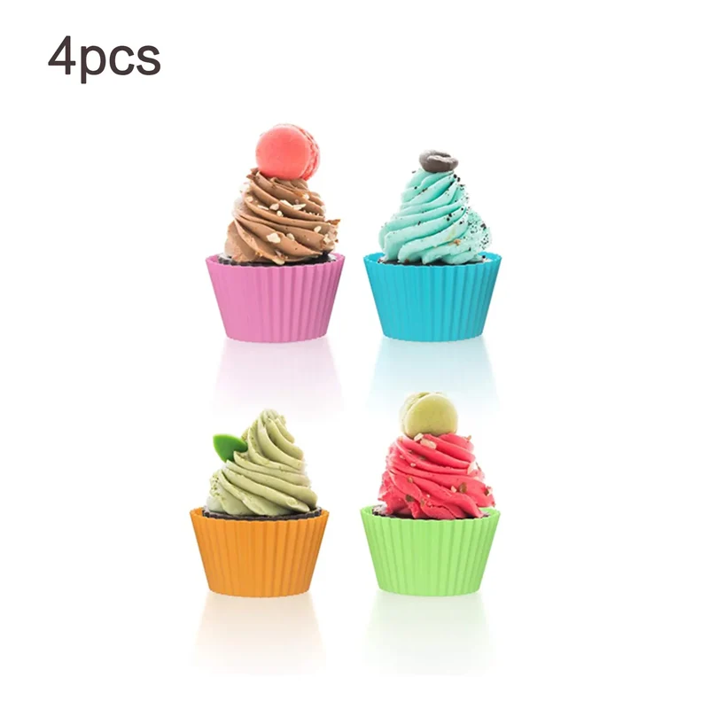 Moule Silicone Réutilisable Air Fryer Lot de 4 Formes Colorées