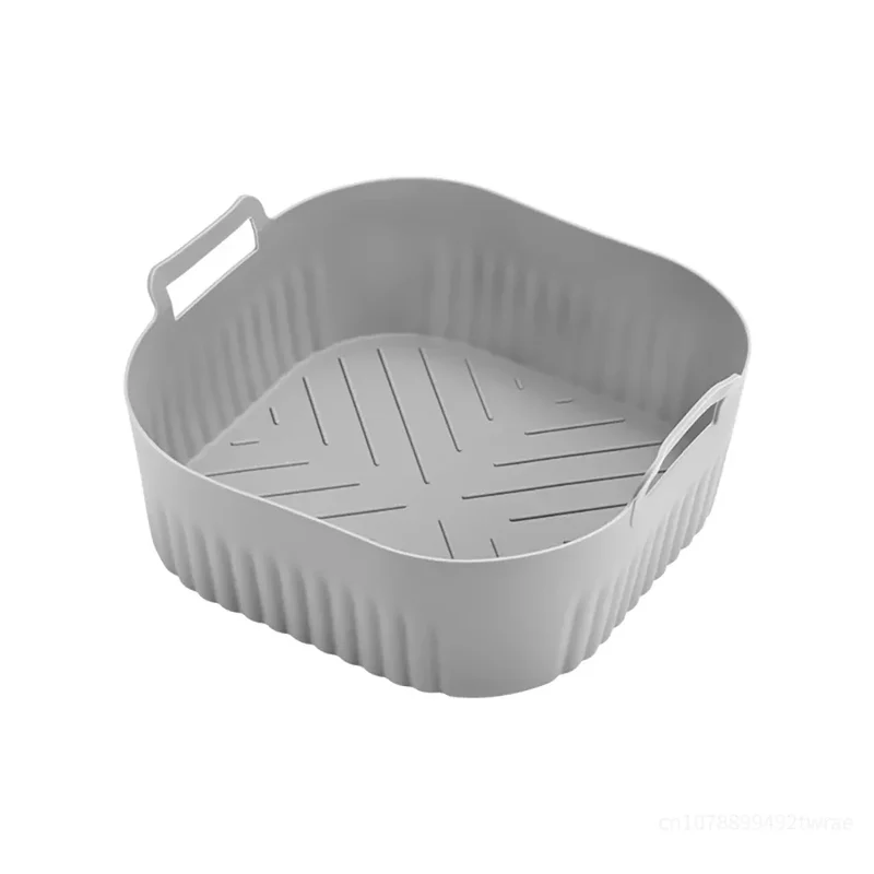 Moule Silicone Air Fryer Réutilisable 20cm Carré - Lot de 1