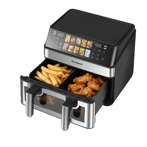 Air Fryer 8,5L 2000W avec Hublot et Écran Tactile