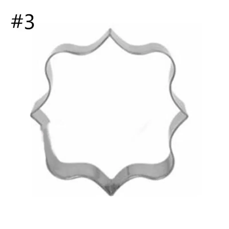 Emporte-pièces à biscuits en inox - Set de 3 formes variées