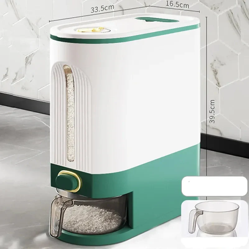 Distributeur de Céréales Hermétique Anti-Insectes et Anti-Humidité – 5 kg / 10 kg