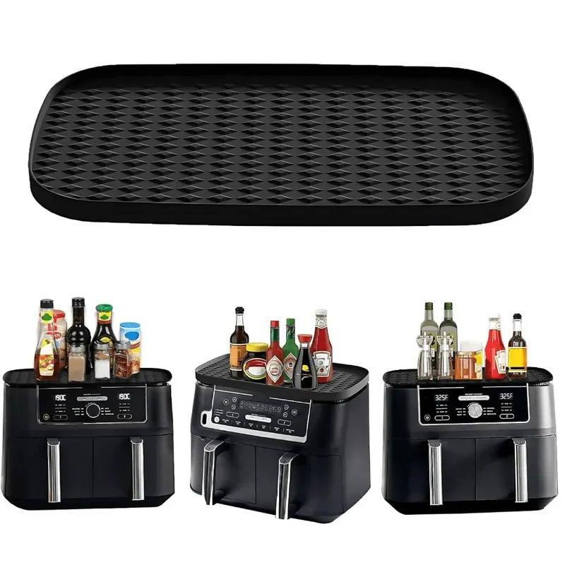 Grille Inox Air Fryer Rectangulaire 25x45 cm - Surface Facile à Nettoyer