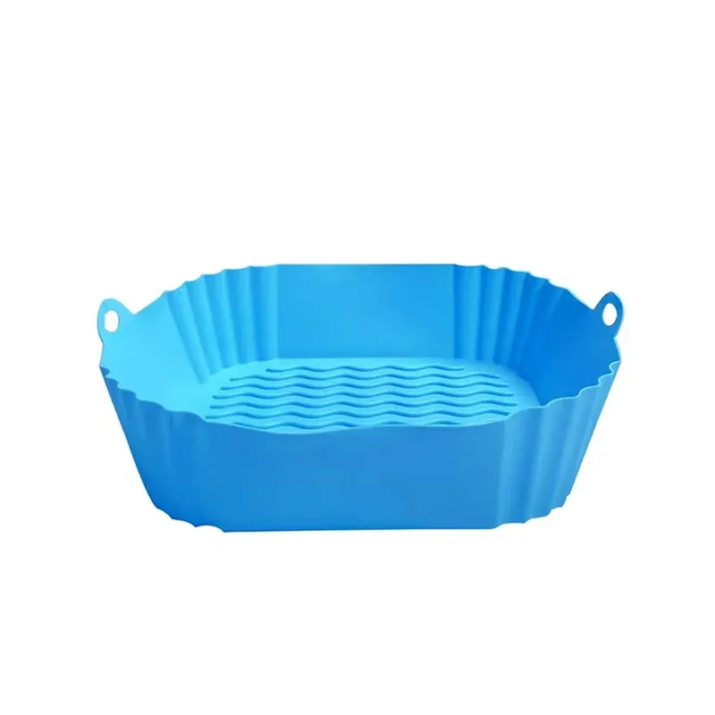 Moule Silicone Air Fryer Réutilisable Rectangulaire - Lot de 2 Pièces