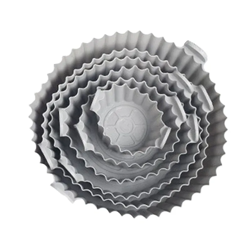 Moule Silicone Réutilisable Air Fryer - Lot de 4 Pièces Colorées