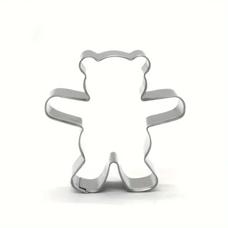 Emporte-pièces Oursons en Acier Inoxydable - 5 Molds pour Biscuits Festifs