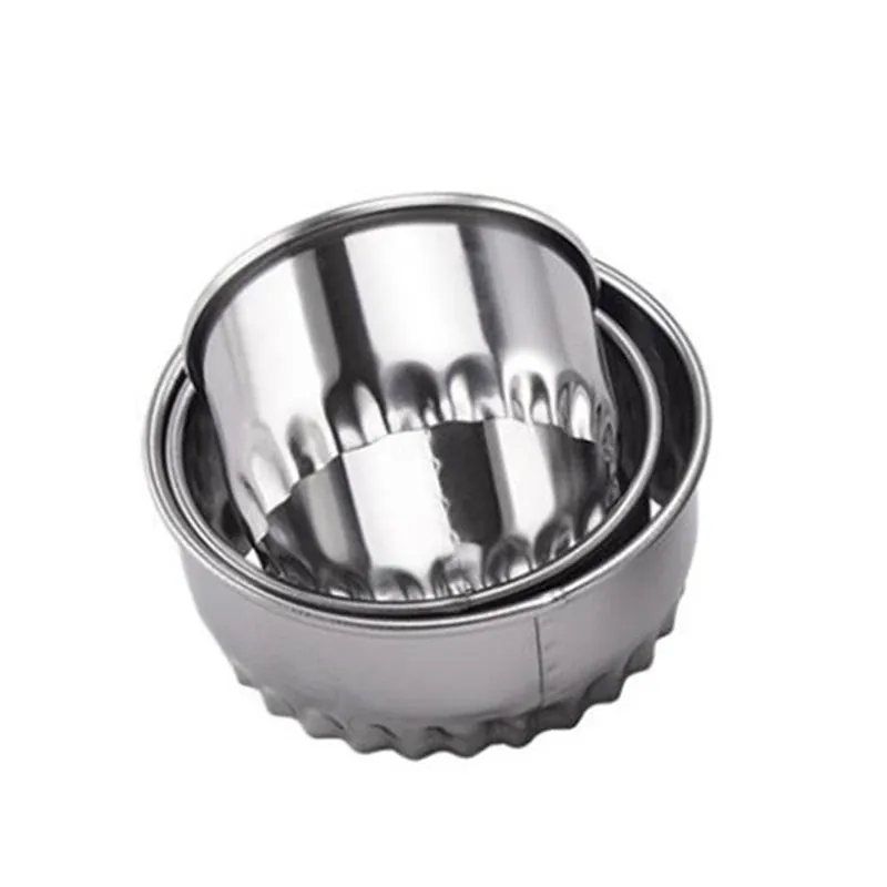 Emporte-pièces à pâtisserie en acier inoxydable - Set de 3 pièces