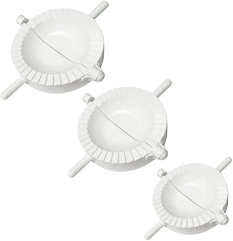 Set de 3 Emporte-Pièces en Plastique pour Raviolis et Gyozas