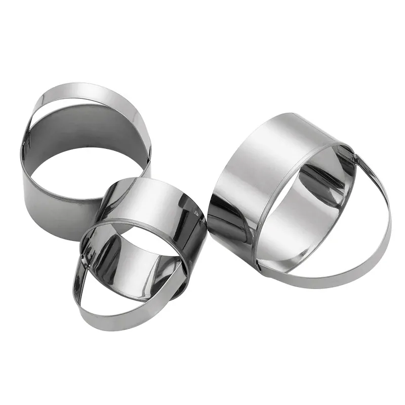 Set de 3 Emporte-Pièces en Acier Inox pour Biscuits et Pâtisseries