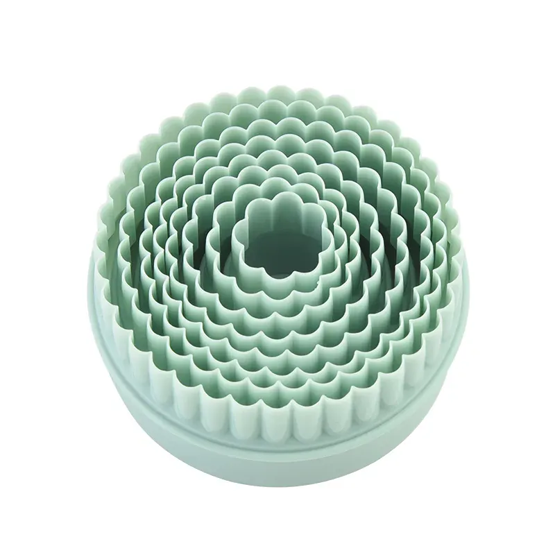 Emporte-pièces en plastique double face - Motif dentelle 8 pièces