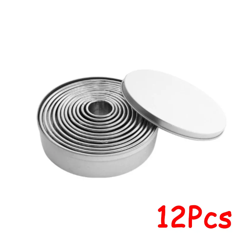 Emporte-pièces en acier inoxydable - Set de 12 pièces pour pâtisserie