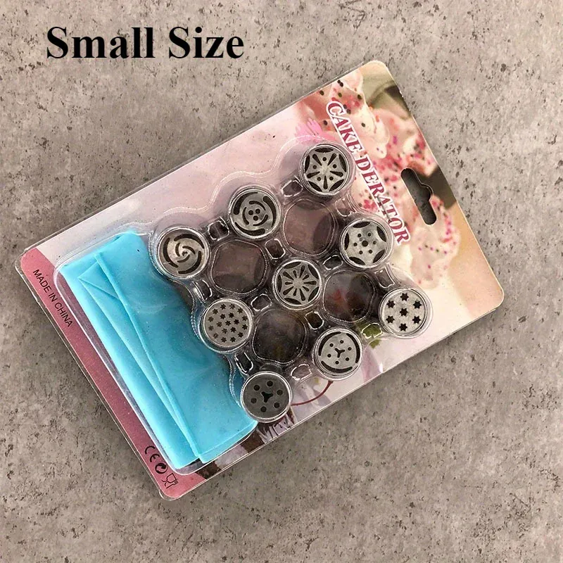 Douille à Pâtisserie en Acier Inoxydable - 3 Pièces Fleur Rose