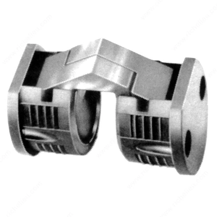 Charnière dissimulée en plastique avec bras de métal pour porte de 5/8" - 200