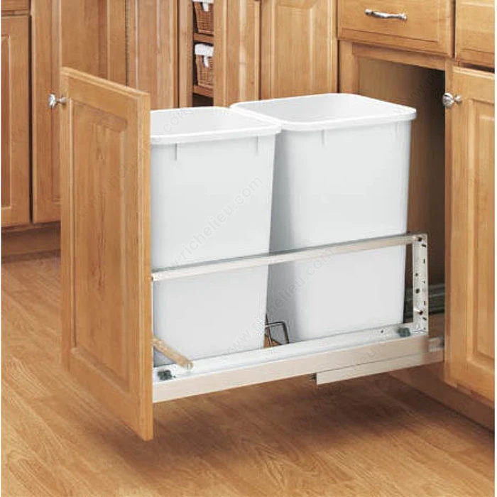 Centre de recyclage coulissant à bac double Rev-A-Shelf