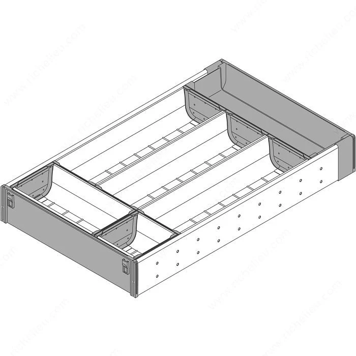Range-couverts pour tiroir en bois