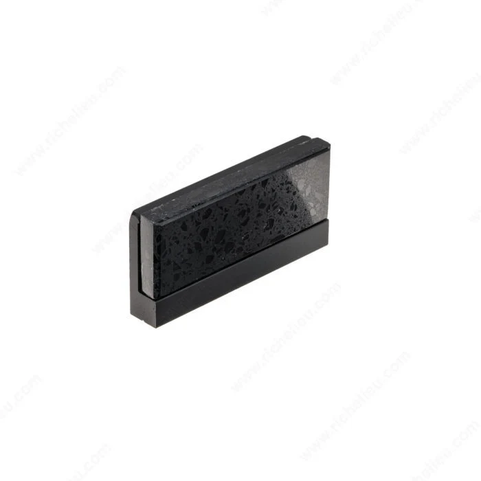 Poignée contemporaine de terrazzo et métal - 4315