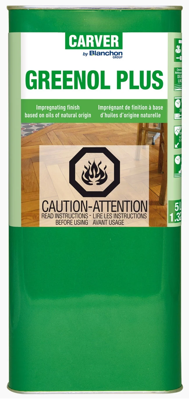 Huile imprégnante de finition pour bois - Greenol plus