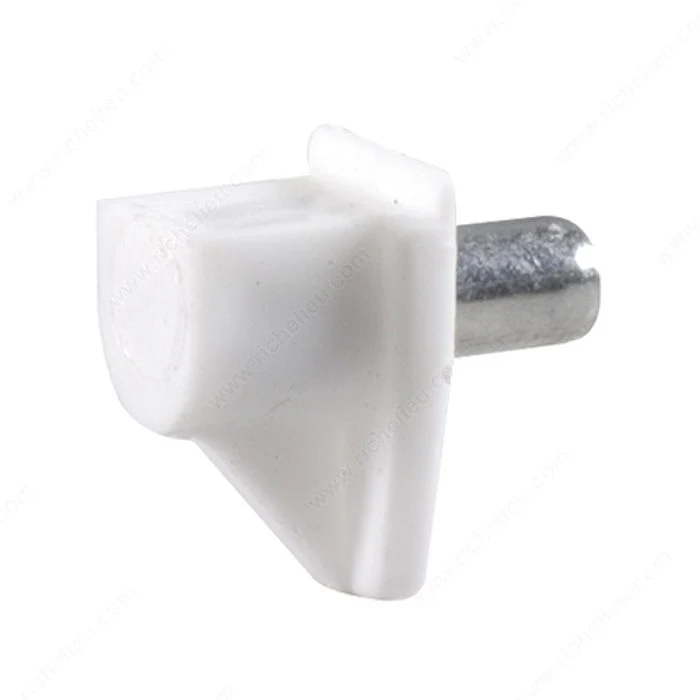 Support à tablette en plastique avec tige d'acier - 5 mm - 8 unités