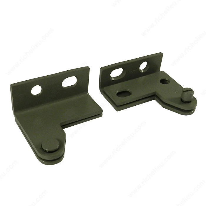 Charnière à pivot pour porte en applique, à fleur ou encastrées